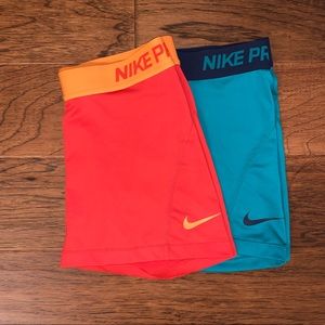2 Pairs! Nike Pro Shorts- Size M